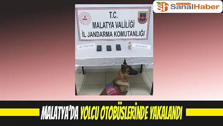 Malatya´da yolcu otobüslerinde yakalandı