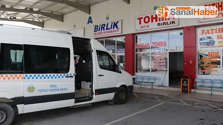 Malatya'dan komşu illere minibüs seferleri başladı