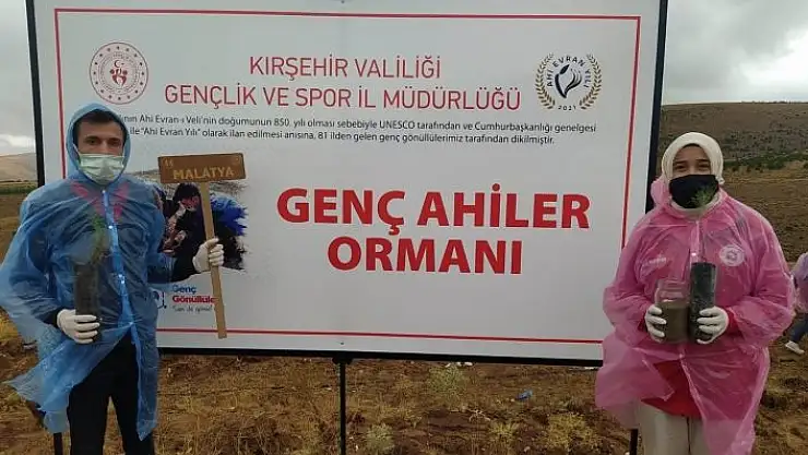 'Malatya´dan Kırşehir´e Ahi fidanı'