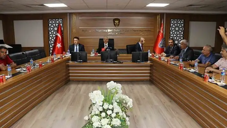 'Malatya Emniyet Müdürü Çankal basınla bir araya geldi'
