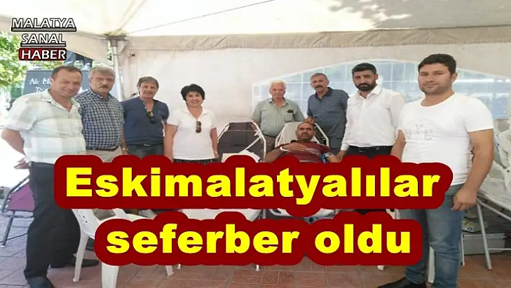 Eskimalatyalılar  seferber oldu
