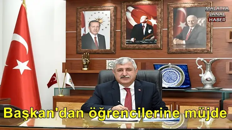 Başkan'dan öğrencilerine müjde
