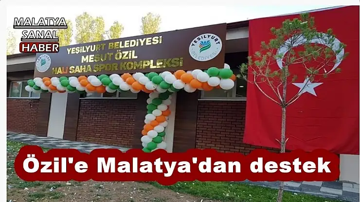 Malatya´da Mesut Özil adına spor kompleksi açıldı