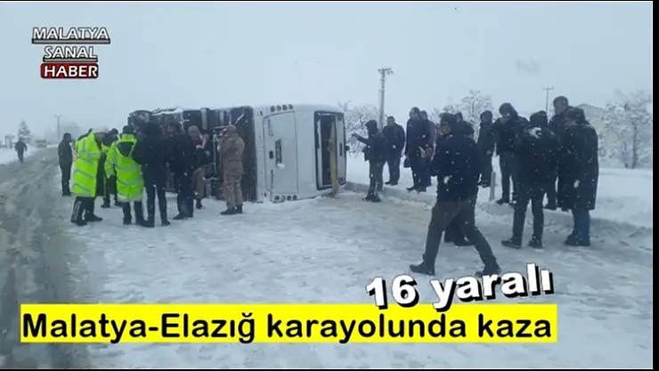 Malatya-Elazığ karayolunda kaza