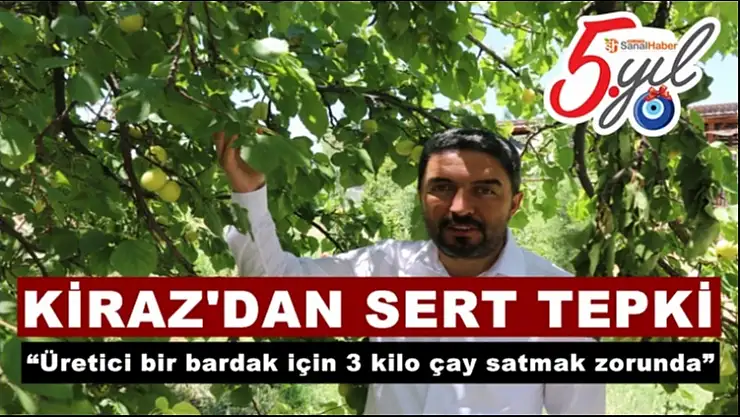 CHP´li Kiraz´dan Sert Tepki