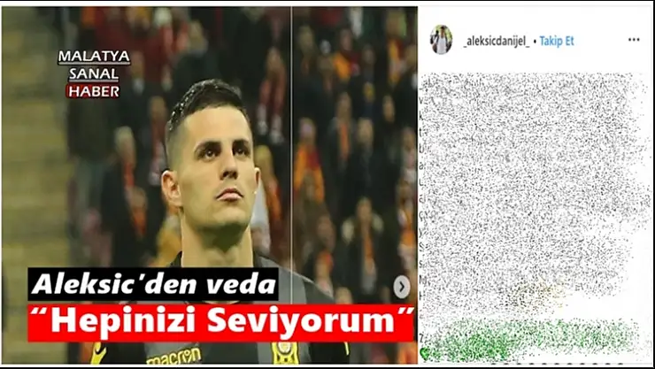 Aleksic´den veda