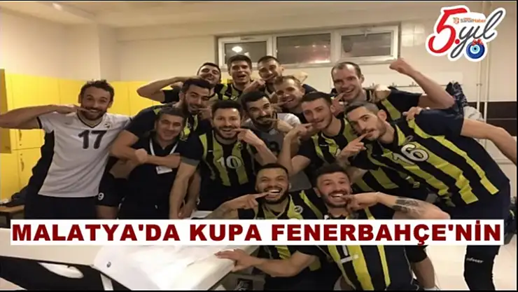 AXA Sigorta Erkekler Kupa Voley: Fenerbahçe: 3 - Galatasaray: 2