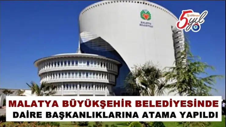 Büyükşehir Belediyesinde Daire Başkanlıklarına Atama Yapıldı