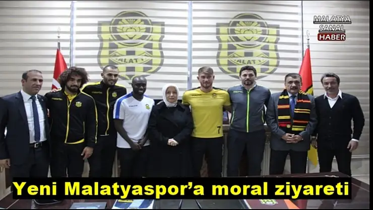 Yeni Malatyaspor´a moral ziyareti