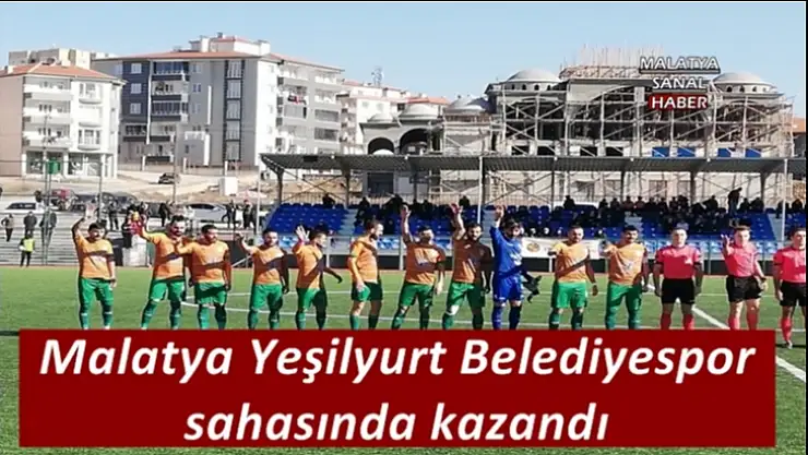 Malatya Yeşilyurt Belediyespor sahasında kazandı