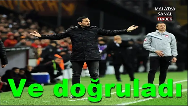 Ve doğruladı