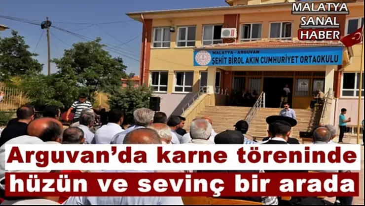 Arguvan´da karne töreninde hüzün ve sevinç bir arada
