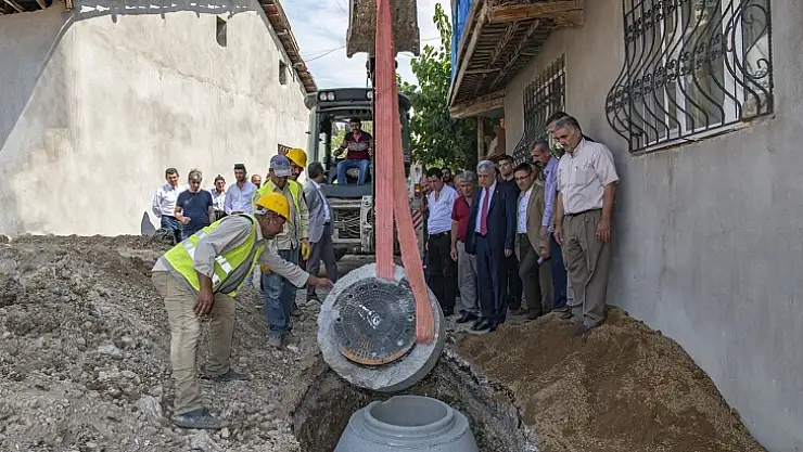 Başkan Polat, altyapı çalışmalarını inceledi