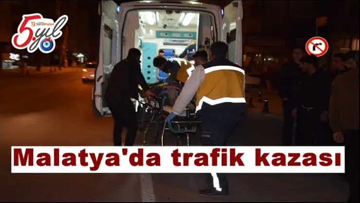 Malatya´da trafik kazası: 1 yaralı