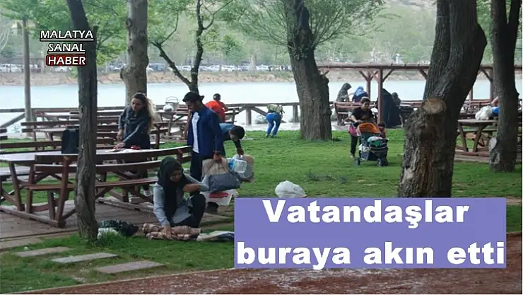 Malatya'da Vatandaşlar buraya akın etti