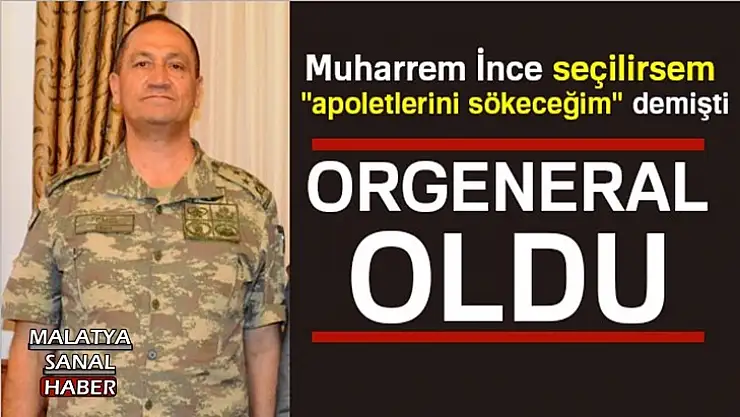 2. Ordu Komutanı  İsmail Metin Temel Orgeneralliğe terfi ettirildi