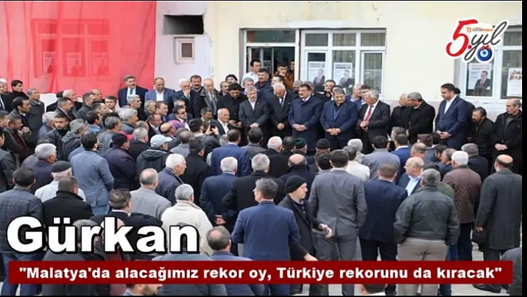 Malatya'da alacağımız rekor oy, Türkiye rekorunu da kıracak