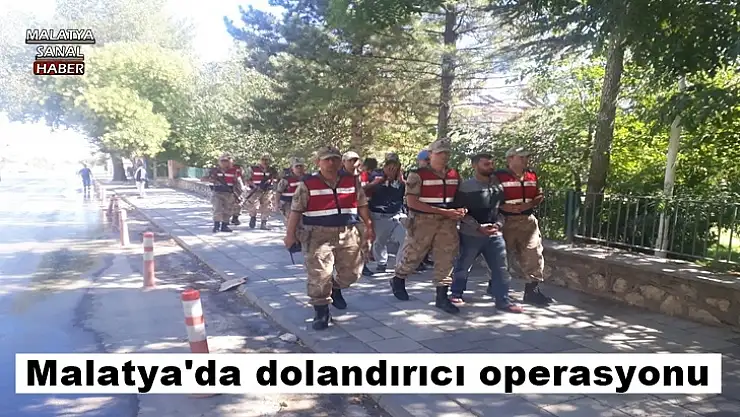 Malatya'da dolandırıcı operasyonu