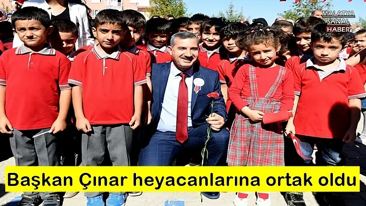 Başkan Çınar heyacanlarına ortak oldu