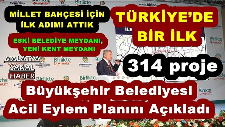Büyükşehir Belediyesi Acil Eylem Planı açıklandı