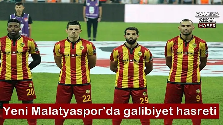 Yeni Malatyaspor´da galibiyet