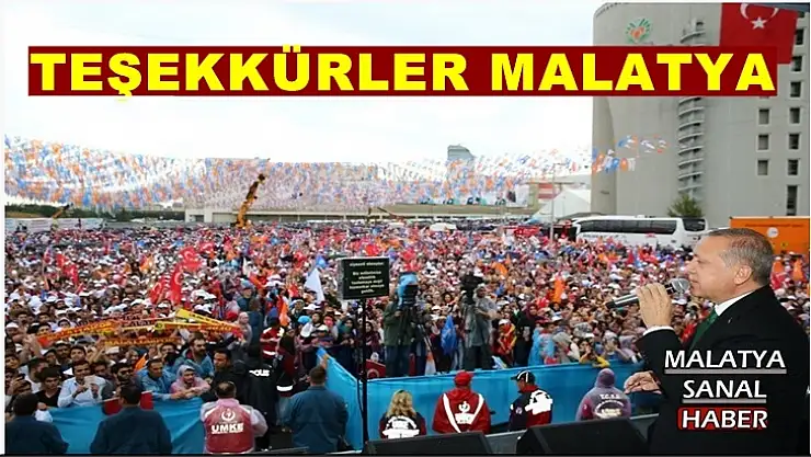 Polat´tan Malatya´ya teşekkür