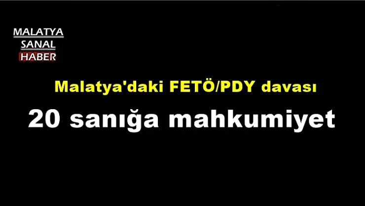 Malatya'daki FETÖ/PDY davası