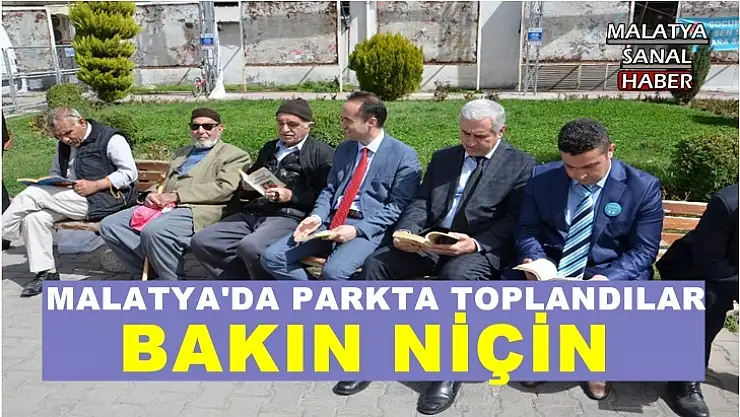 Malatya'da Parkta toplandılar