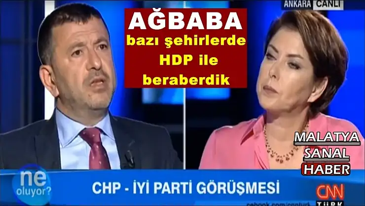 Ağbaba bazı şehirlerde HDP ile beraberdik