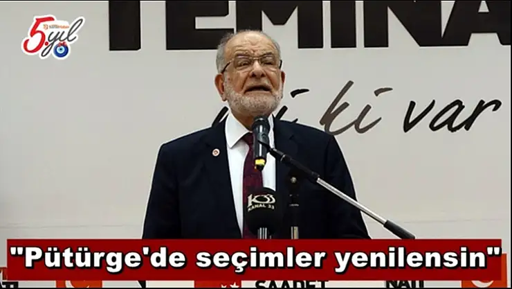 Pütürge'de seçimler yenilensin