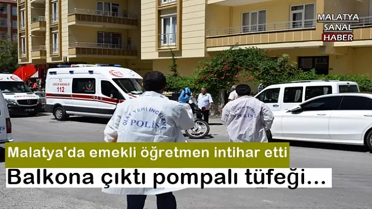 Malatya'da emekli öğretmen intihar etti