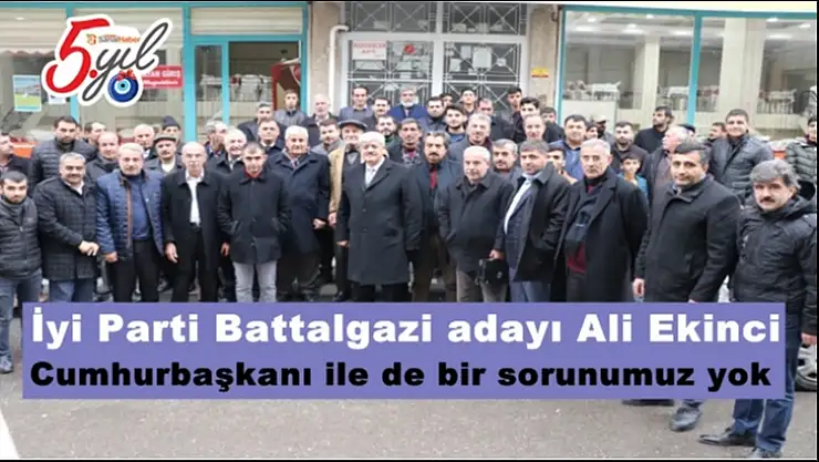Ekinci Cumhurbaşkanı ile de bir sorunumuz yok