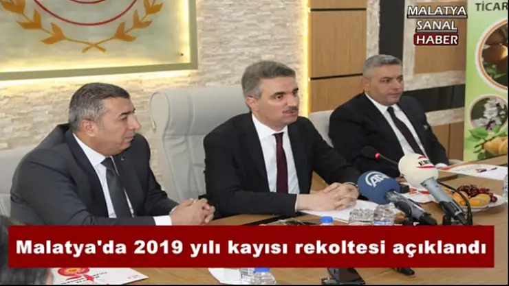 Malatya´da 2019 yılı kayısı rekoltesi açıklandı