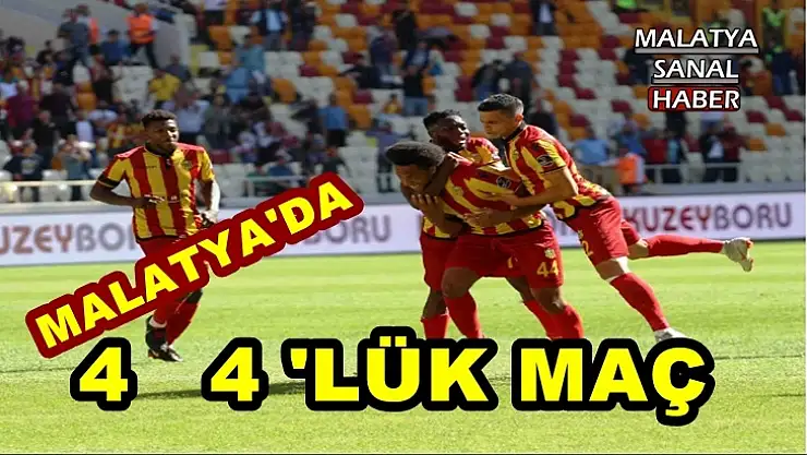 Malatya'da 4 4'lük maç