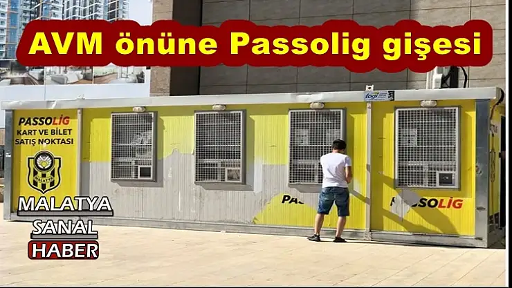 AVM önüne Passolig gişesi