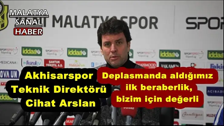 Cihat Arslan maç sonu açıklamaları
