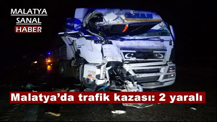 Malatya´da trafik kazası: 2 yaralı