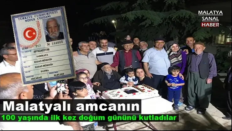 100 yaşında ilk kez doğum gününü kutladı