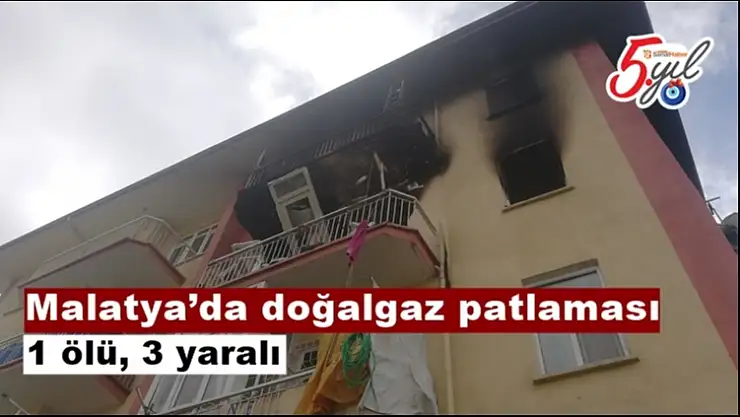 Malatya´da doğalgaz patlaması