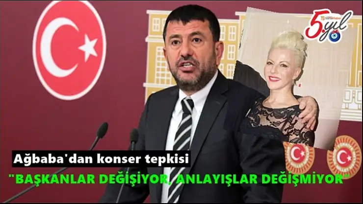 Ağbaba'dan konser tepkisi