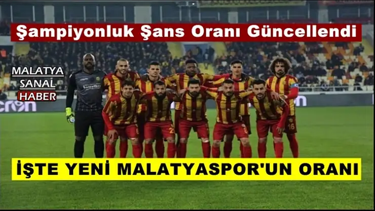 Şampiyonluk Şans Oranı Güncellendi