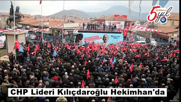 CHP Lideri Kılıçdaroğlu Hekimhan'da