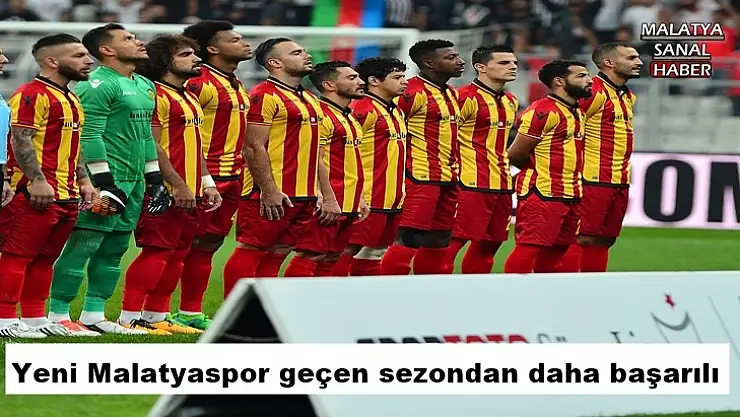 Yeni Malatyaspor geçen sezondan daha başarılı