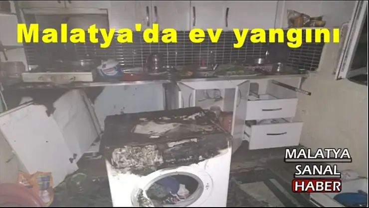 Malatya´da ev yangını