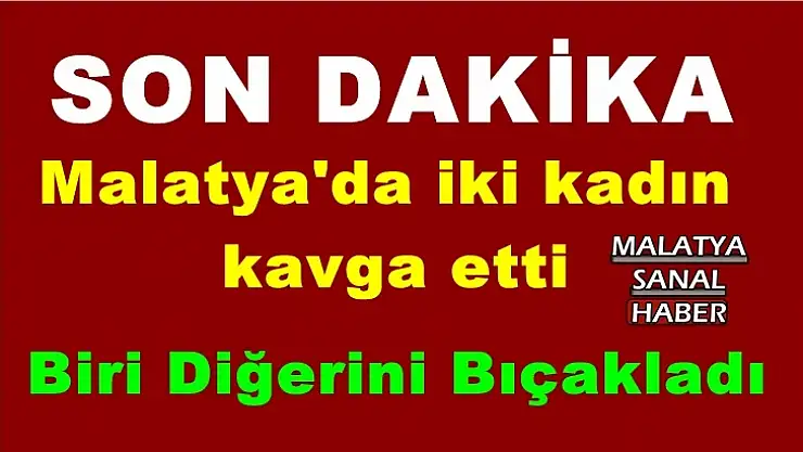 Malatya'da iki kadın  kavga etti