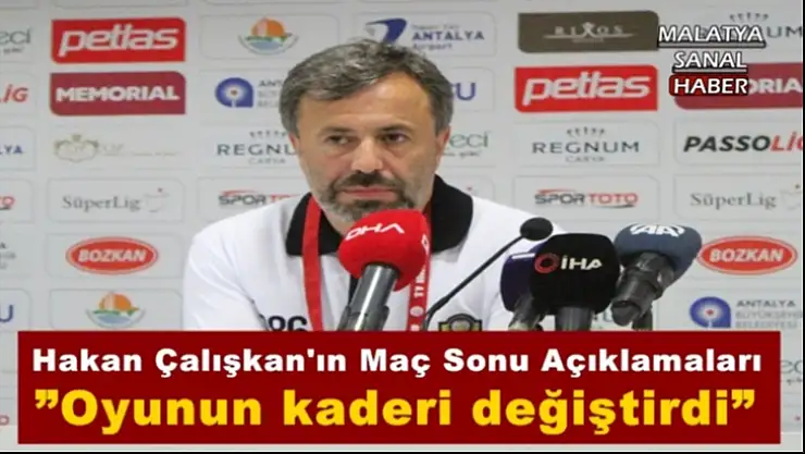 Hakan Çalışkan'ın Maç Sonu Açıklamaları