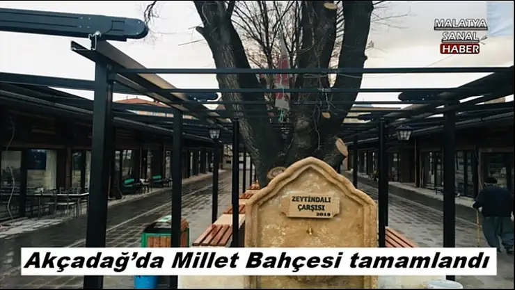 Akçadağ´da Millet Bahçesi tamamlandı
