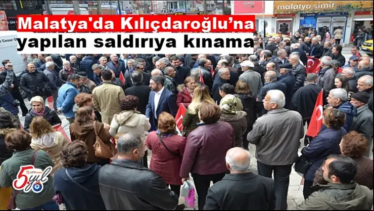 Malatya'da Kılıçdaroğlu´na yapılan saldırıya kınama