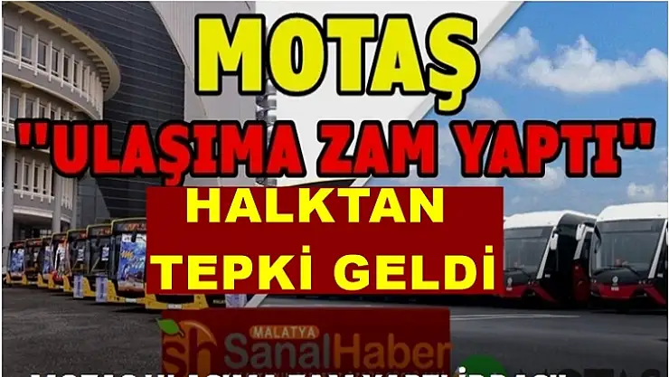 MOTAŞ Ulaşıma zam yaptı