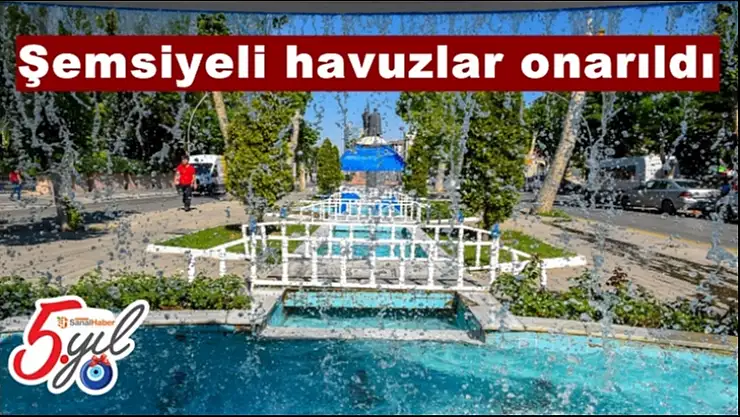 Malatya'da Şemsiyeli havuzlar onarıldı